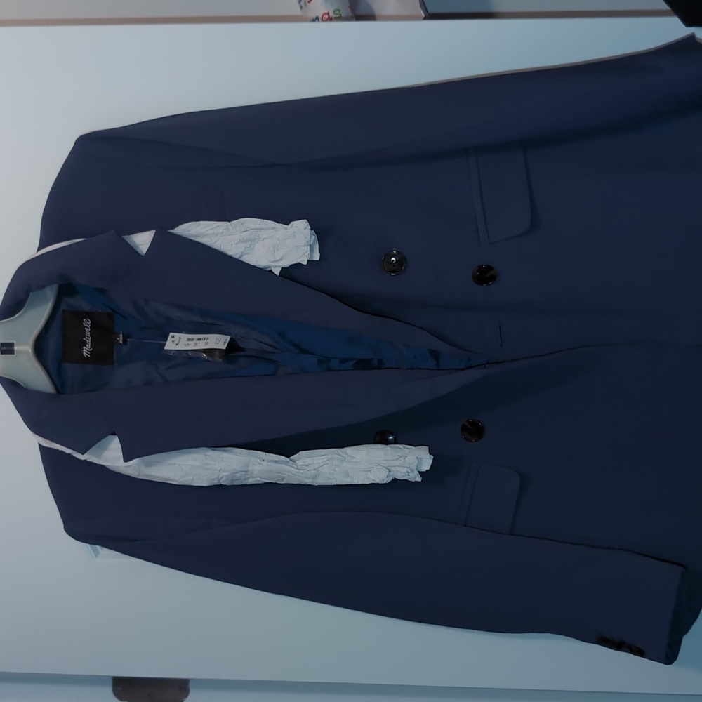 Madewell women's blue blazer jacket size 8
